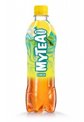 Üdítőital, szénsavmentes, 0,5 l, RAUCH "Mytea", citrom