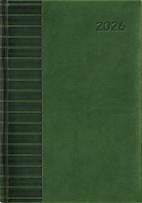 Naptár, tervező, B5, heti, DAYLINER, "Tucson", zöld