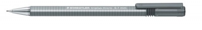 Nyomósirón, 0,7 mm, STAEDTLER "Triplus Micro 774", szürke