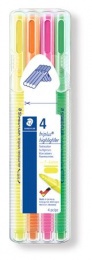 Szövegkiemelő készlet, 1-4 mm, STAEDTLER "Triplus 362", 4 különböző szín